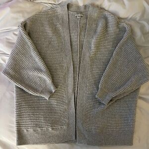 Cozy Ribbed Open Cardigan